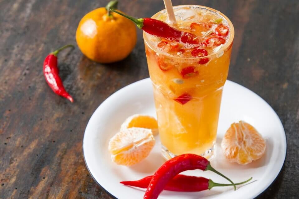 Bebidas com pimenta