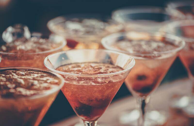 Gelos em drinks