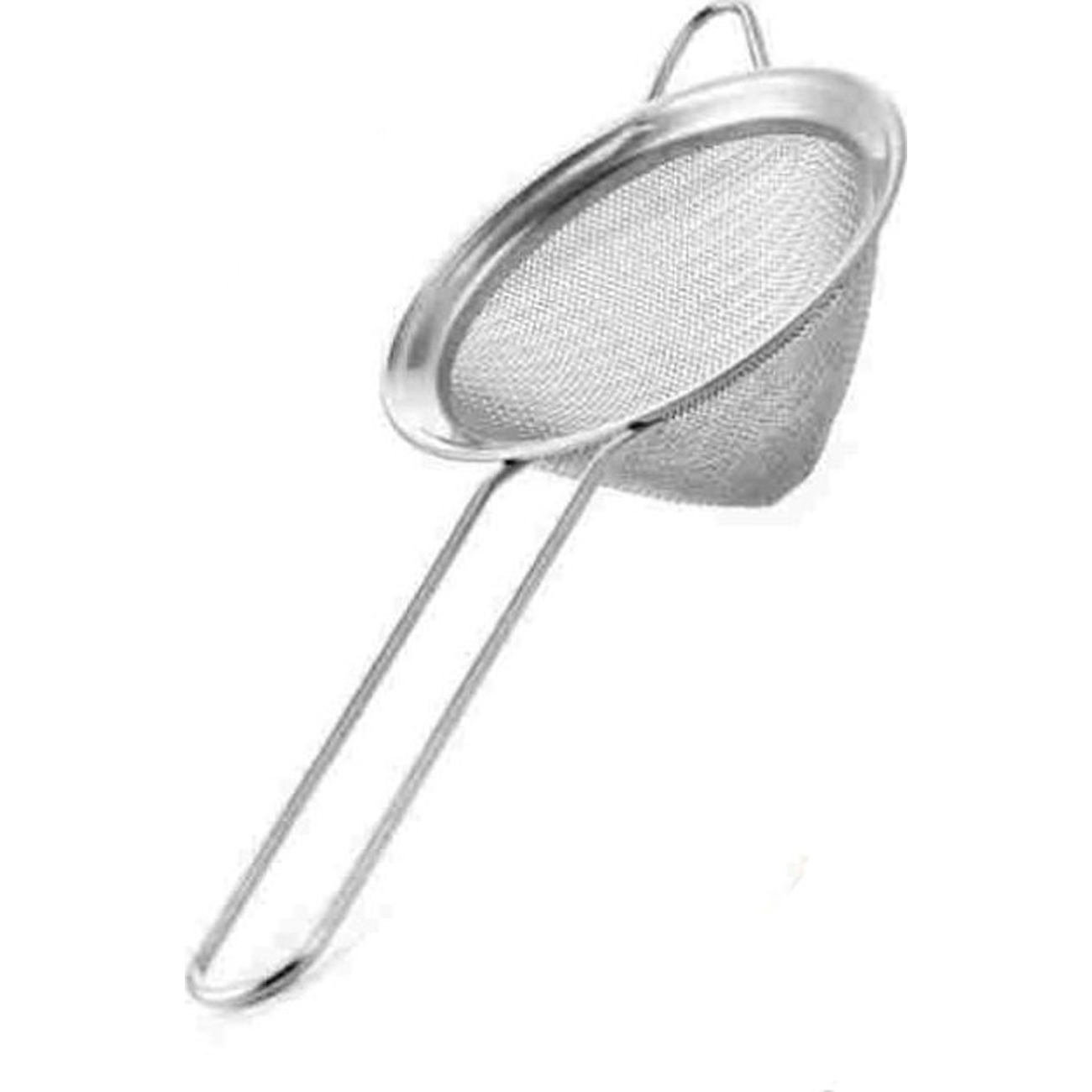 Uma peneira de inox 