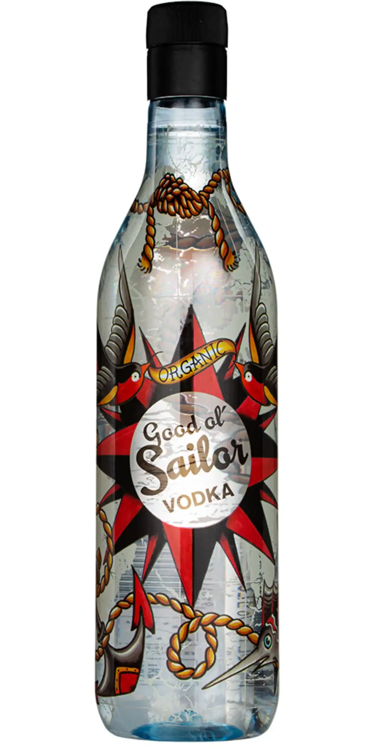 Good Ol' Sailor Vodka - Vodka sueca potente com design náutico e alta graduação alcoólica